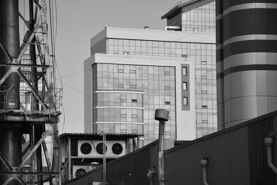 Industrial building exterior