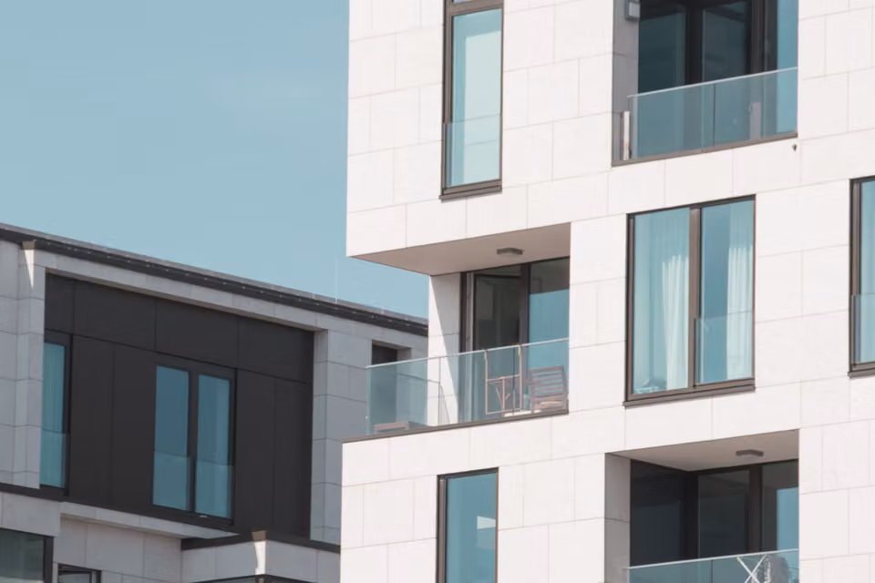 Contemporary apartment building